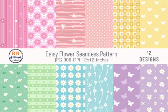 Download Daisy Spring Flower Pattern Floral Paper - Flower pattern Collection