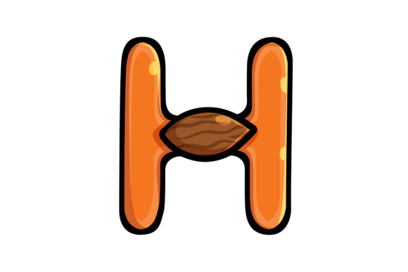 Download The Sweet H Alphabet Illustration - Illustration Collection