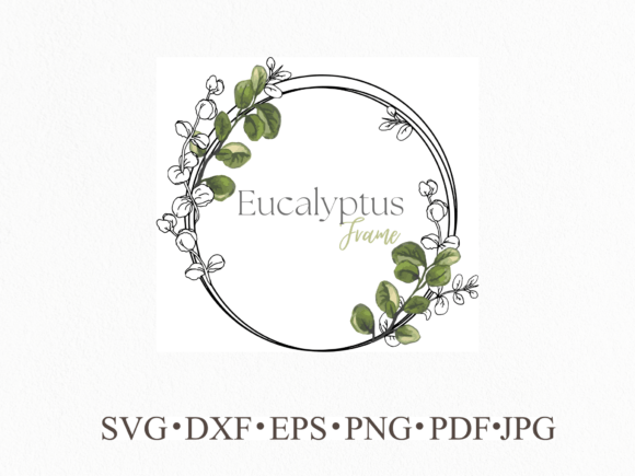 Download Eucalyptus Wedding Frame Sublimation - Sublimation Collection