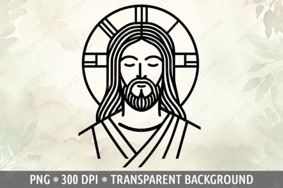 Download Jesus Abstract Art PNG Sublimation - Sublimation Collection