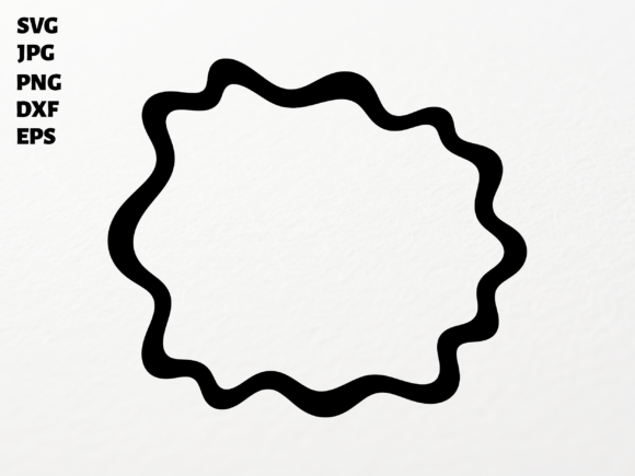 Download Organic Blob Frame SVG for Cricut - Blob Collection