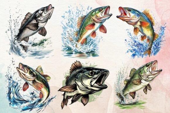 Download Bass Fishing Sublimation Clipart Png - Sublimation Collection