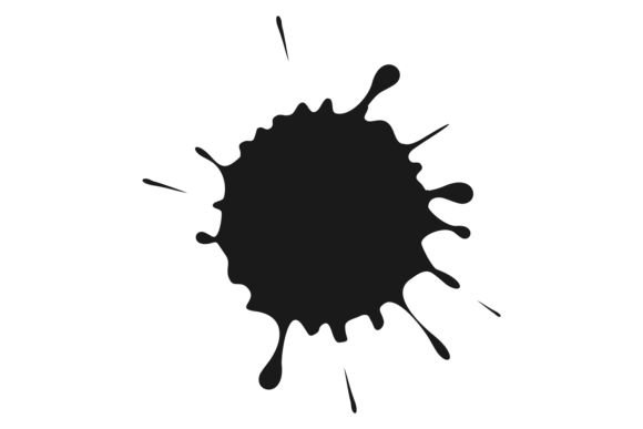 Download Paint Splash. Artistic Ink Blob Black St - Blob Collection