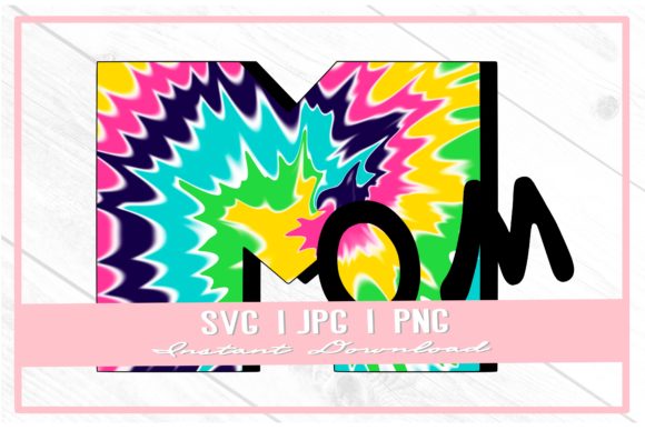 Download 90s Mom Tie Dye 90s Baby Retro Hippie - Retro Collection