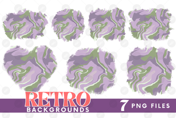 Download Retro Background Bundle Png Fluid Paper - Retro Collection