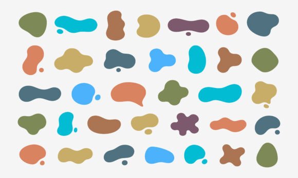 Download Abstract Hand Drawn Blob Shapes SVG PNG - Blob Collection