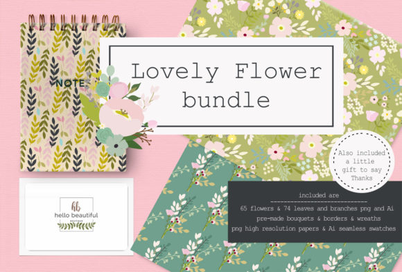 Download Lovely Flower Bundle Illustration - Illustration Collection