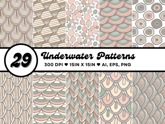Download Underwater Seamless Patterns - Premium Bundle
