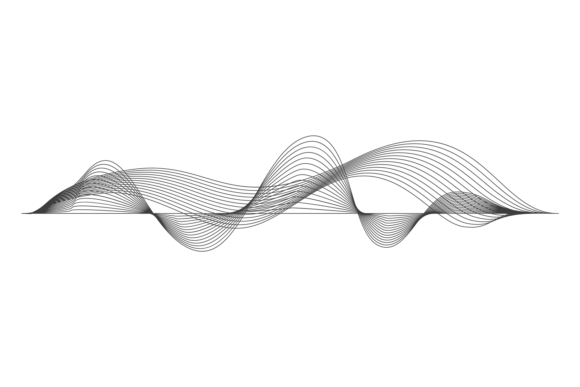 Download Audio Wave. Black Line Amplitude Smooth - Premium Resources