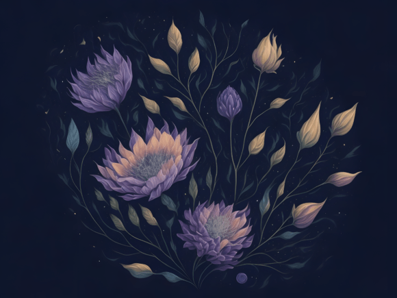 Download Abstract Botanical Art Illustration 11 - Illustration Collection