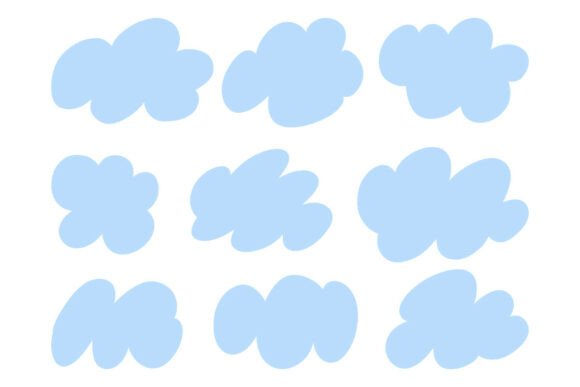 Download Abstract Blob Shape Set Minimal SVG Pack - Blob Collection