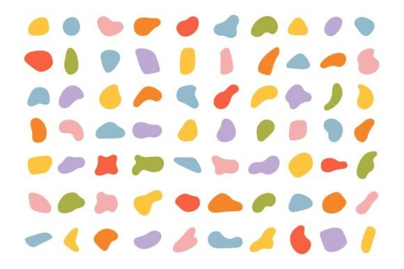Download Various Blotch. Random Color Blobs, - Blob Collection