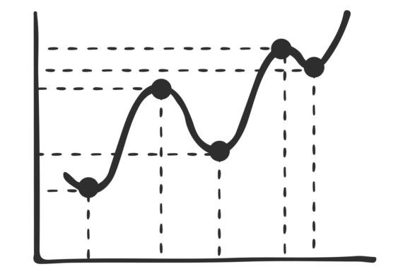 Download Smooth Line Chart Doodle. Data Diagram I - Smooth Collection