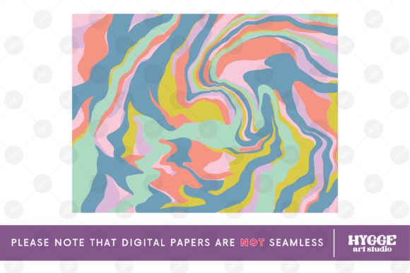 Download Retro Background Png Fluid Marble Paper - Retro Collection
