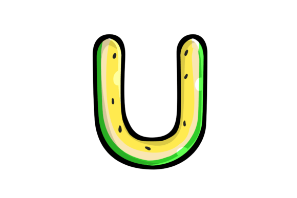Download The U Kids Alphabet Illustration - Illustration Collection
